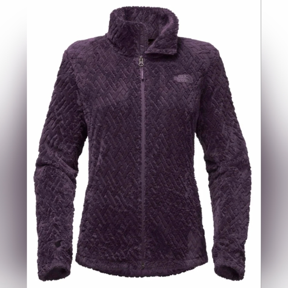 The North Face Deep Purple Osito High Pile Fleece Full Zip Jacket Women’s Small - Picture 1 of 9